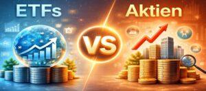 Zu sehen ist das Bild 1 des Beitrags mit dem Thema: Unterschiede zwischen ETFs und Aktien